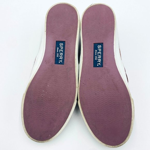 Sperry Top-Sider STS82728 Seaside Mauve Embossed Slip-On Sneaker Women's 7.5 M - Picture 9 of 11